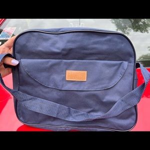 Navy blue bag.